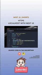 💥 HTTPS Localhost with Next JS 💥 #nextjstutorial #nextjs14 #nextjs #frontend #coding #js #https