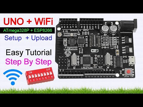 UNO+WiFi R3 ATmega328P + ESP8266 Module 32Mb Memory USB TTL CH340G ❤❤ Easy Tutorial Step By Step ❤❤