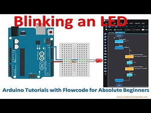 2- Blinking an LED | Arduino with Flowcode Tutorial
