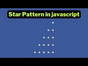 Right Triangle Star Pattern in Javascript using For Loop | Papa Developer
