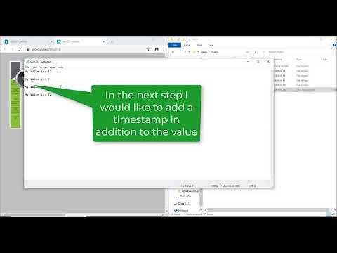 WinCC Unified V16: write process values to a text file with JavaScript