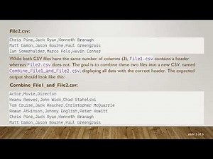 How to Combine Two CSV Files with Different Headers Using Python