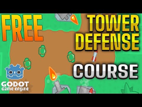 FREE Crash Course On Godot 4.0! Build Your Own 2D Tower Defense Game!