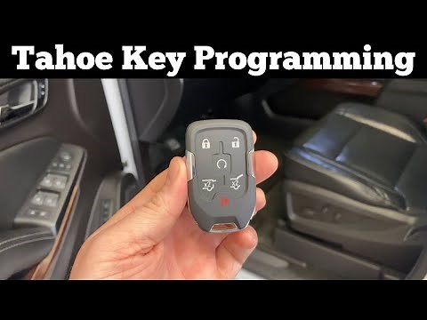 How To Program A 2017 - 2020 Chevrolet Tahoe Remote Key Fob - Add Lost Keys Programming Sync Pair