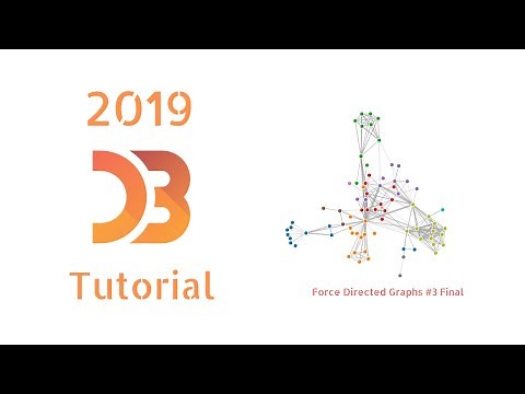 D3.js tutorial Part 6: Force Directed Graph With Text Labels (2019)