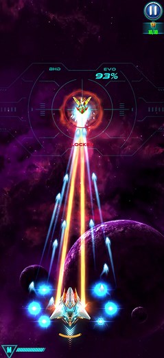 Lock On Mode Exclusive to Shockwave! 🥸 👉Big Event: Merry Christmas is nearing its end, and this is your last opportunity to acquire this amazing ship! 🎯🎯🎯With Lock On mode, gameplay becomes smoother, while rewarding skilled players. You can disable this mode to aim manually, but you'll receive a 15% damage boost in exchange. We hope this helps you decide to grab this ship before the event concludes! Wishing you a wonderful New Year!🤩🥳 | Galaxy Attack: Alien Shooter