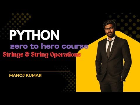 Day 4: Strings & String Operations in Python 👇