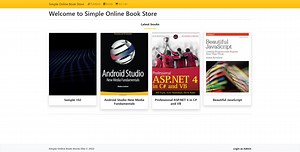 Simple Online Book Store System in PHP Free Source Code