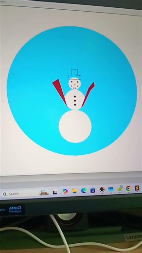 Snowman Python #python #codingtutorial