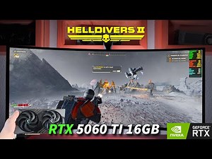 Helldivers 2 - RTX 5060 TI 16GB - Ryzen 7 9800X3D | Alienware AW3425DW 34" Oled