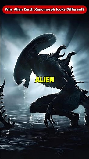 Why Does the Alien Earth Xenomorph Look So Different? #Shorts #Viral Facehugger