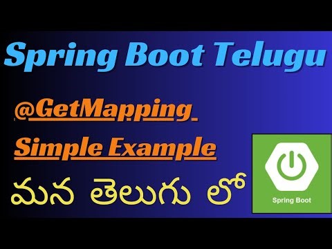 #08-SpringBoot Tutorials In Telugu | GetMapping In SpringBoot | RestControllers SpringBoot Telugu