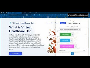 Healthcare Chatbot Project using Python | Chatbot using Python 2025