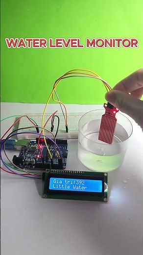 💧DIY Water level monitoring Device | Arduino - Water Sensor - LCD-I2C