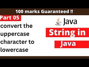 convert the uppercase character to lowercase Java ICSE programs | Important java programs