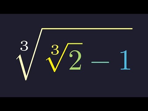 How to Simplify a Nested Cube Root