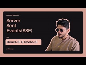 Server sent events (SSE) with NodeJS and ReactJS #reactjs #nodejs #javascript