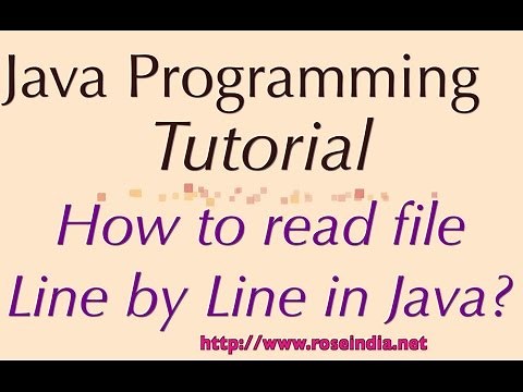 How to read file Line by Line in Java?