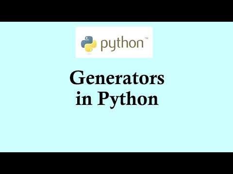 Easy Python tutorials | Generator in Python