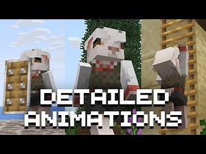 Detailed Animations - Minecraft animation Resource pack