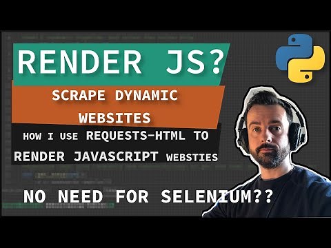 How I Scrape JAVASCRIPT websites with Python