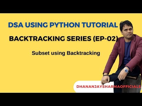 DSA(BackTracking Python):EP-02: Subset using Backtracking