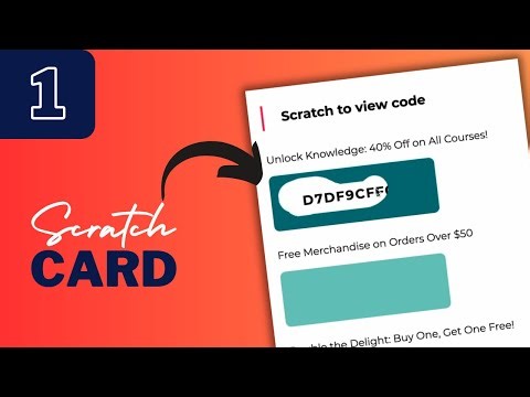 Build Scratch Card Effect Using HTML, CSS & JavaScript (Part 1)
