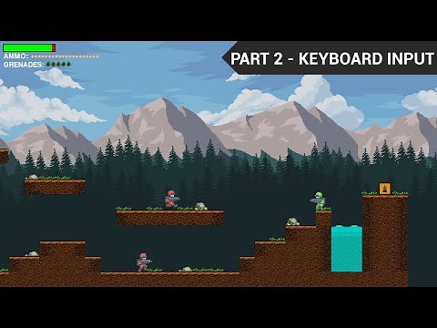 PyGame Scrolling Shooter Game Beginner Tutorial in Python - PART 2 | Keyboard Input