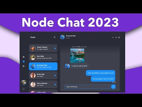 NodeJS Realtime Chat: Build a FULL-STACK app in 27 Minutes! (Best UI 🤩)