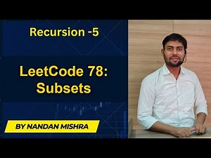 🔄Recursion -5 “LeetCode 78: Subsets Problem | Recursion Approach Explained with Code”
