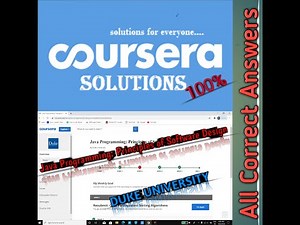 Coursera Answers :- Java Programming : Principles of Software Design.