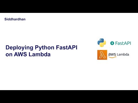 Deploy Python API on AWS Lambda | FastAPI on AWS Lambda