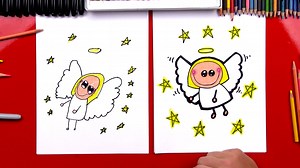 How To Draw An Angel - Art For Kids Hub — Free Drawing Lessons for Kids -