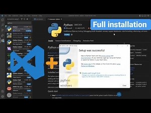 How to run python in visual studio code | install python and setup in [2022] Full installation..
