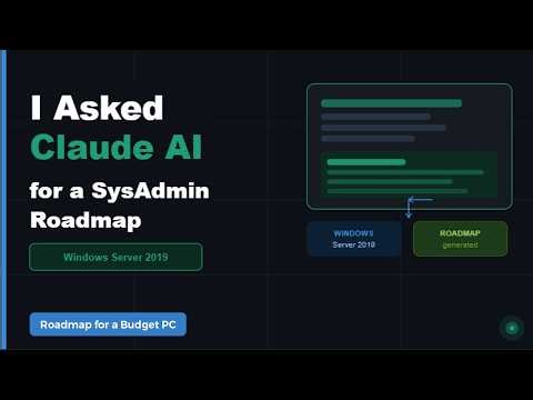 1 How I'm Learning Sysadmin with Claude AI + Windows Server 2019 (Low Spec Setup)