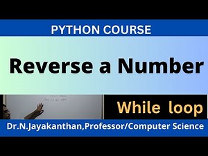 Reverse a Number in Python Using While Loop 💡 | Beginner Tutorial