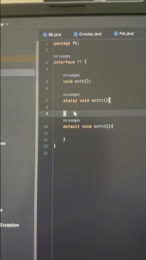 Java Interface Static & Default Methods | Easy Explanation #shorts #java #coding #interview