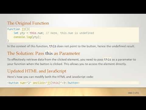 How to Retrieve Data from Clicked Elements in JavaScript Using this