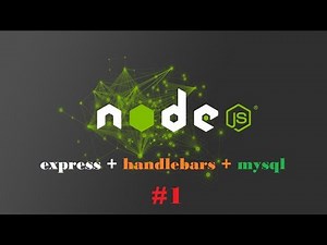 part 1 - Node js + Express CRUD sinhala tutorial