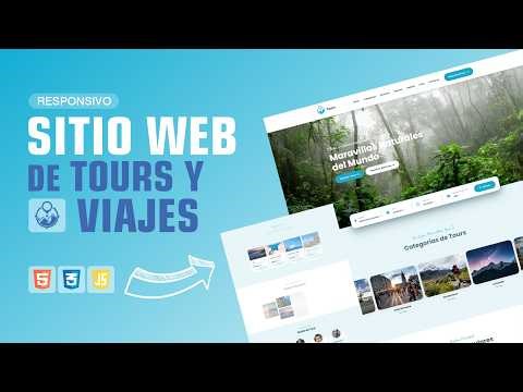 Sitio Web Responsivo de Tours y Viajes Desarrollado en HTML CSS y JavaScript.