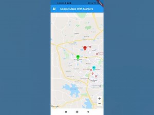 Flutter show multiple markers on #Google Maps