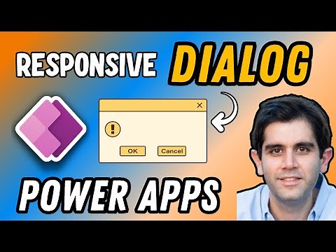 How to Build a Popup Dialog Box in Power Apps using Responsive Containers