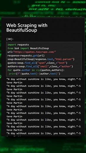 Web Scraping with BeautifulSoup in Python | Python Coding