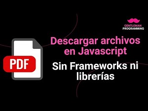 How to download files in Javascript without frameworks or libraries! 😁😁