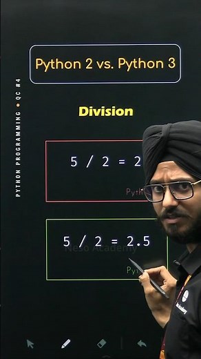 Python 2 vs. Python 3 #Python #NesoAcademy #QuickConcepts