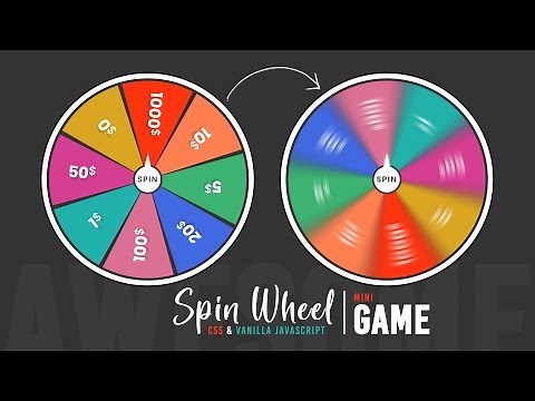 Spin Wheel using CSS & Javascript | Lucky Spinning Wheel Game