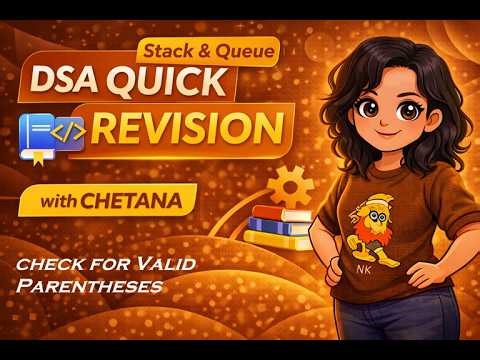 1 Check For Valid Parentheses | Stack