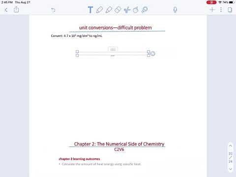 Notability: Creating and Using a Text box