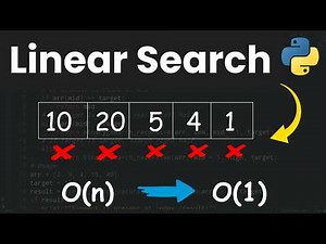 Time and space complexity Linear Search Algorithm