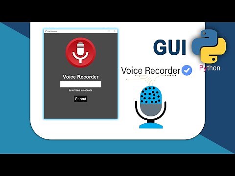 How to Create Voice Recorder Using Python | GUI Tkinter Project